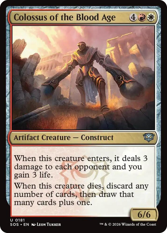 Colossus of the Blood Age #181 U - Secrets of Strixhaven Pokemon card