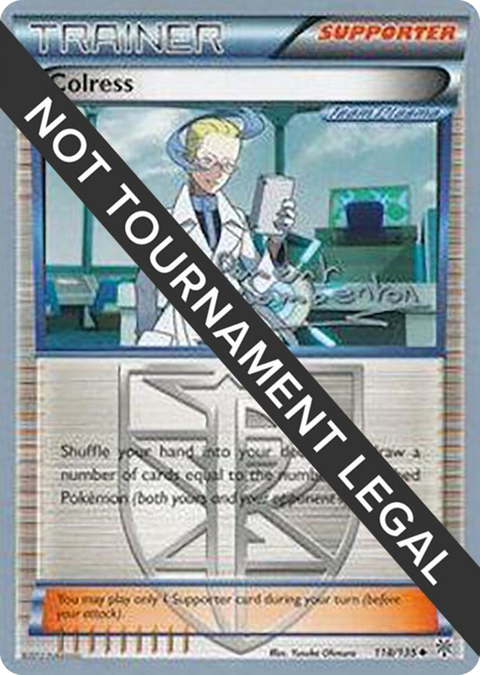 0118 Colress - 2013 (Clement Lamberton) Uncommon World Championship Decks