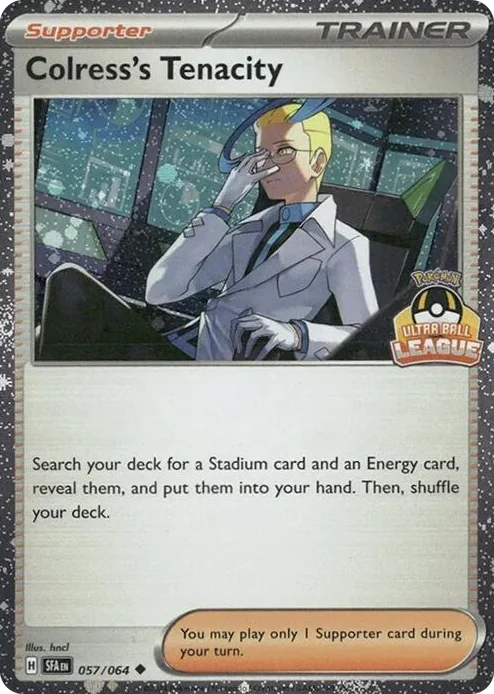 0057 Colress's Tenacity - 057/064 (Ultra Ball League) Uncommon League & Championship Cards