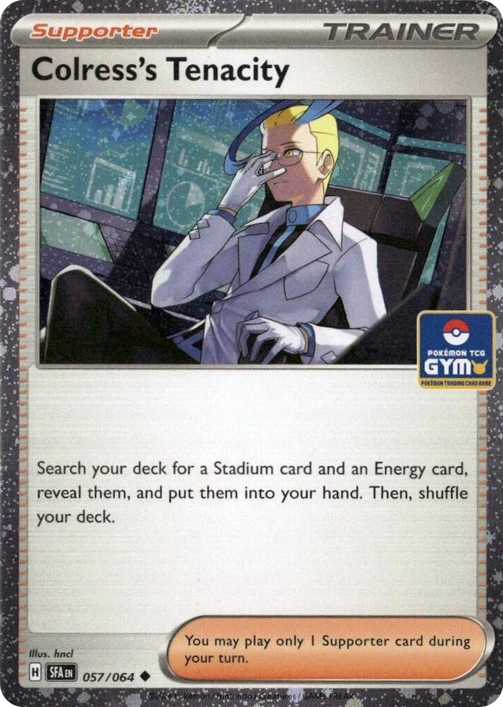0057 Colress's Tenacity (Gym Stamp Asia Exclusive) Uncommon Miscellaneous Cards & Products