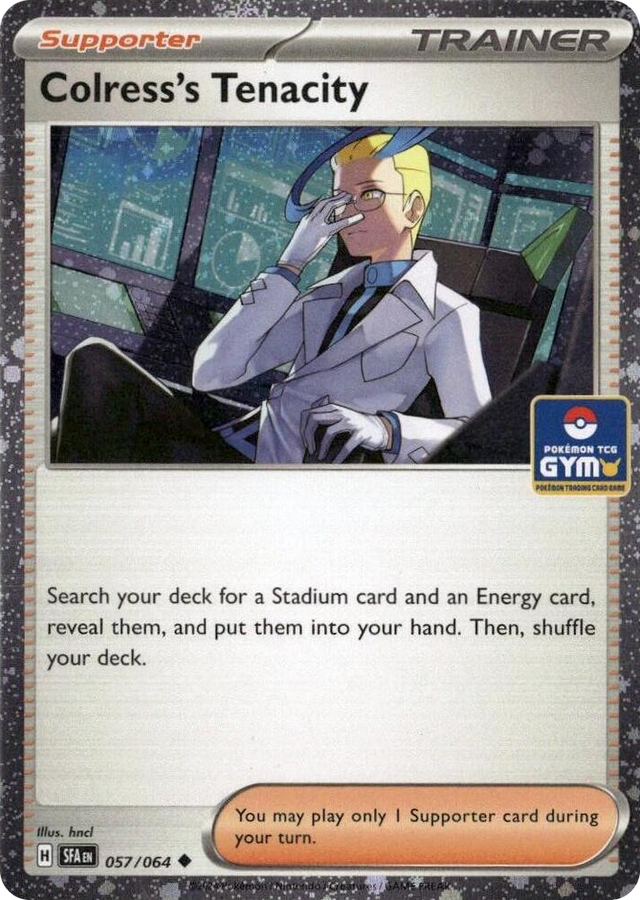 0057 Colress's Tenacity (Gym Stamp Asia Exclusive) Uncommon Miscellaneous Cards & Products