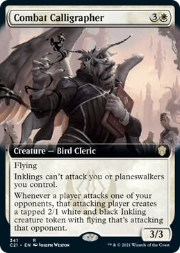 0341 Combat Calligrapher (Extended Art) R Commander 2021