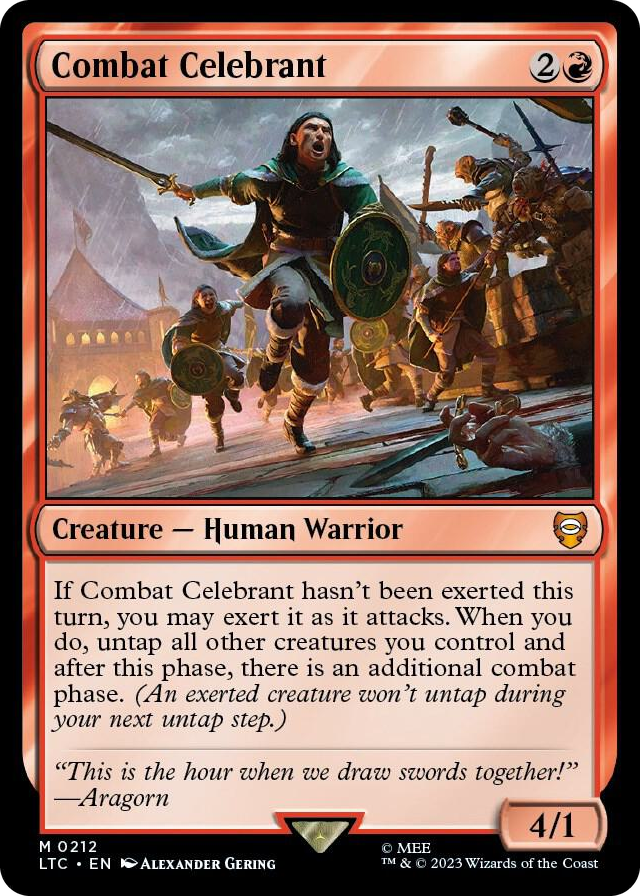0212 Combat Celebrant M Commander: The Lord of the Rings: Tales of Middle-earth