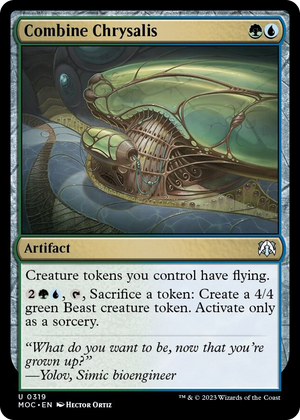 0319 Combine Chrysalis U Commander: March of the Machine