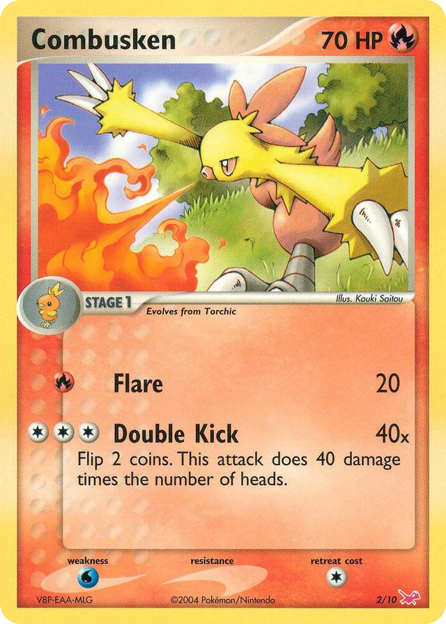 0002 Combusken Common EX Trainer Kit 1: Latias & Latios