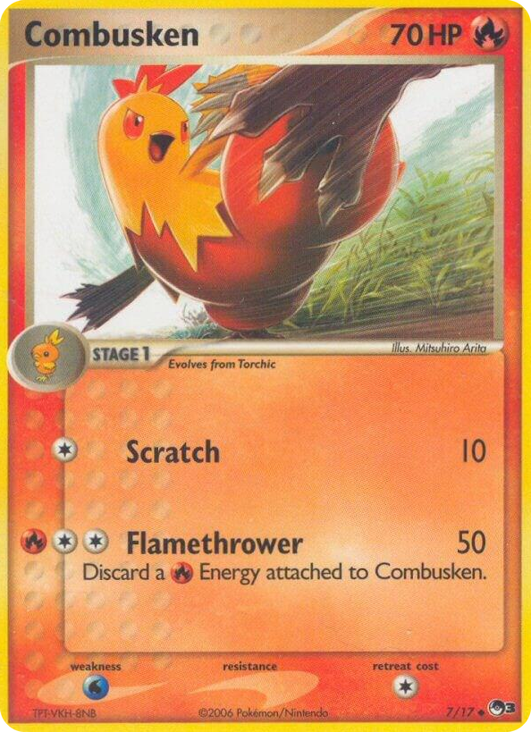 0007 Combusken Uncommon POP Series 3
