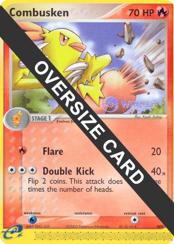 0009 Combusken - 009 (Nintendo Black Star Promo) Promo Jumbo Cards
