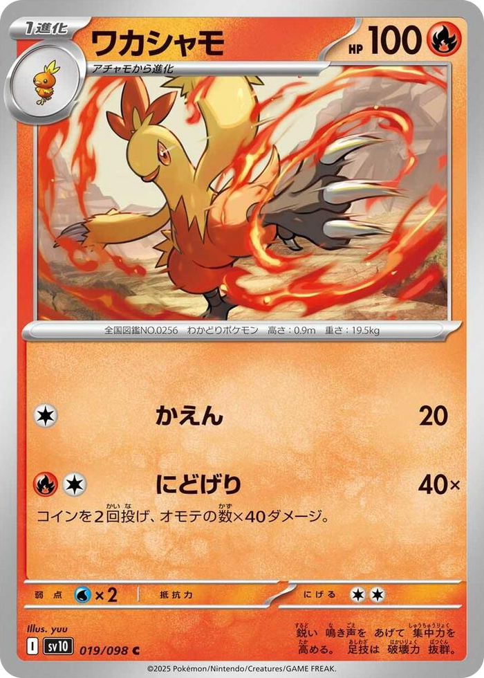 0019 Combusken Common The Glory of Team Rocket