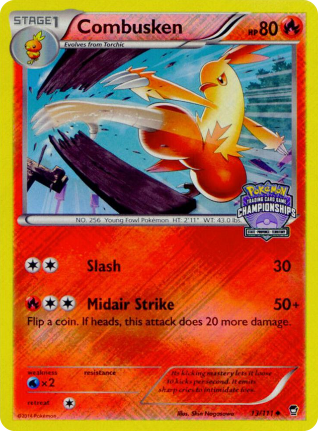 0013 Combusken - 13/111 (State Championships) Promo League & Championship Cards