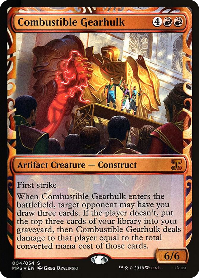 0004 Combustible Gearhulk M Masterpiece Series: Kaladesh Inventions