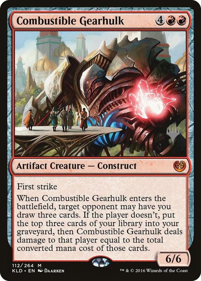 0112 Combustible Gearhulk M Promo Pack: Theros Beyond Death