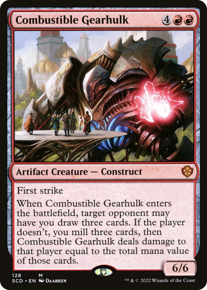 0128 Combustible Gearhulk M Starter Commander Decks