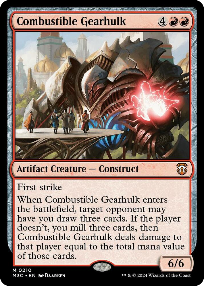 0210 Combustible Gearhulk M Commander: Modern Horizons 3
