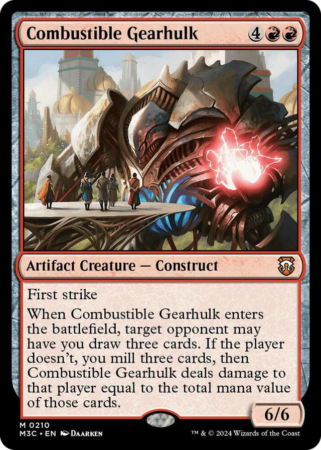 0210 Combustible Gearhulk M Commander: Modern Horizons 3