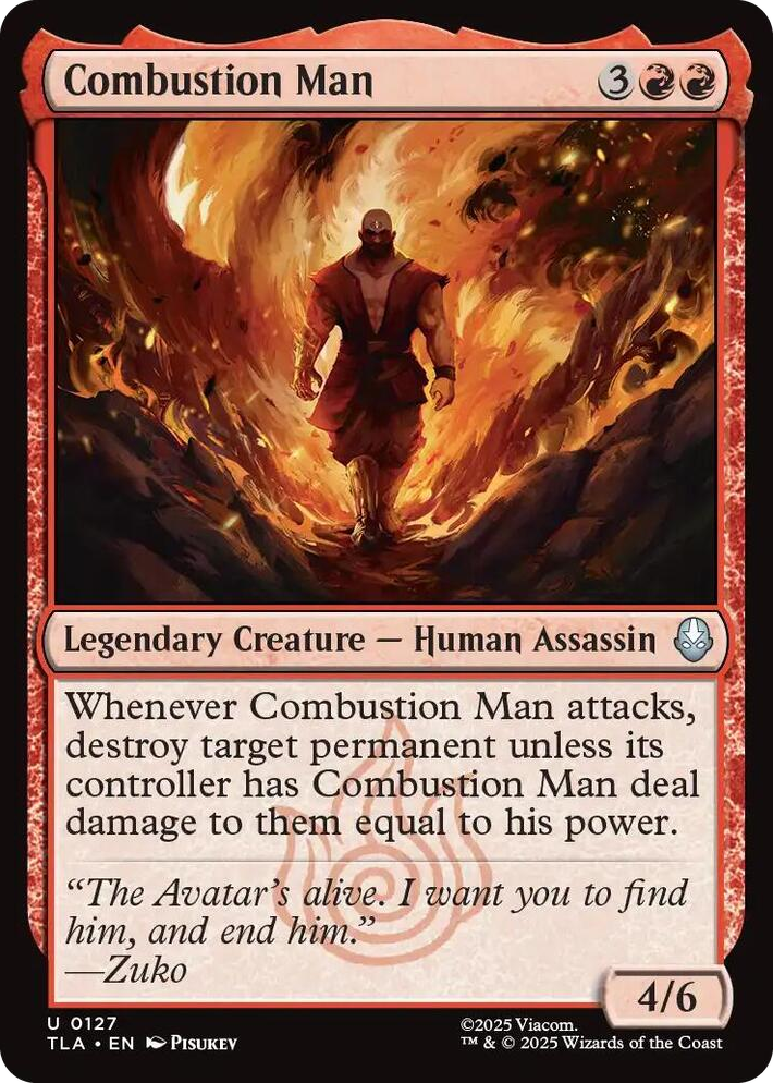 0127 Combustion Man U The Last Airbender
