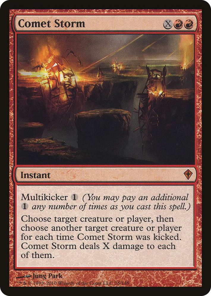 0076 Comet Storm (Worldwake) M Oversize Cards