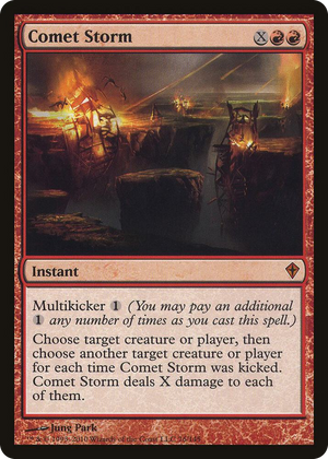 0076 Comet Storm (Worldwake) M Oversize Cards