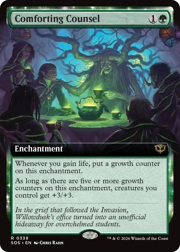 0338 Comforting Counsel (Extended Art) R Secrets of Strixhaven