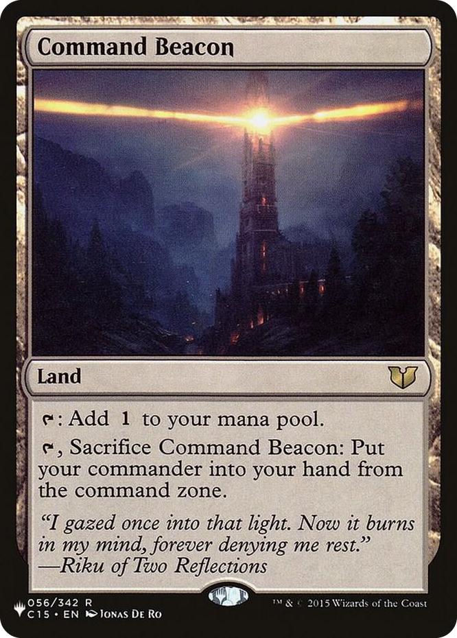 Command Beacon #56 R - The List Reprints Pokemon card