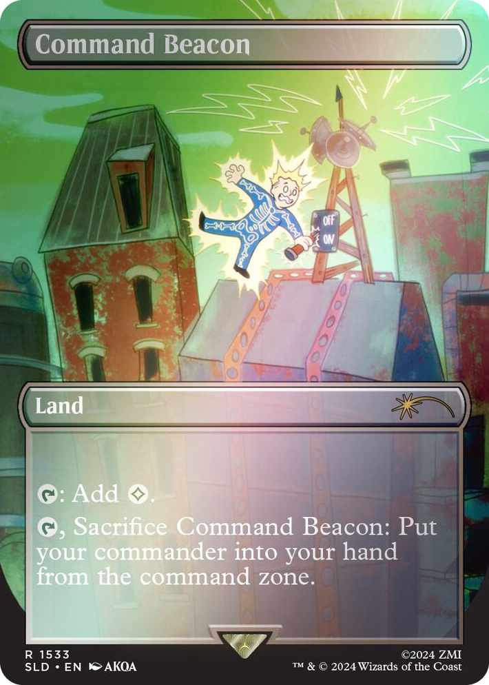 1533 Command Beacon (Rainbow Foil) R Secret Lair Drop Series