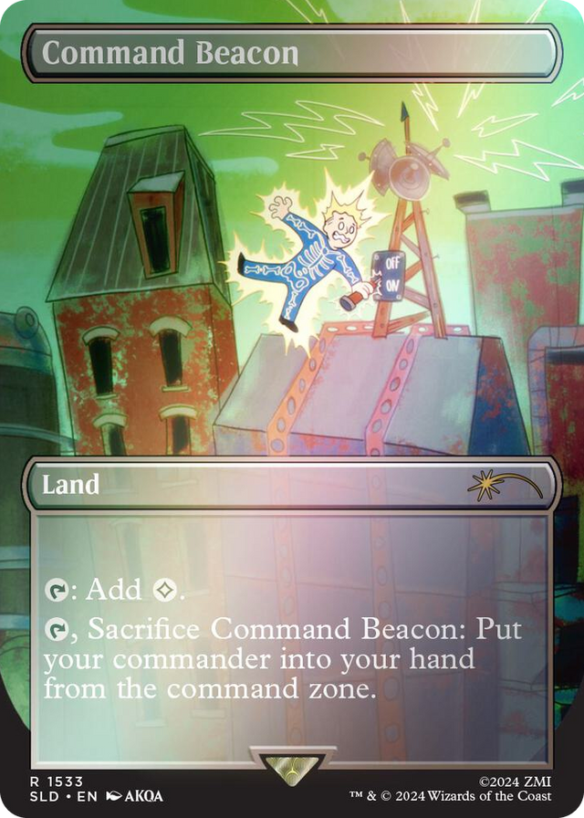 1533 Command Beacon (Rainbow Foil) R Secret Lair Drop Series
