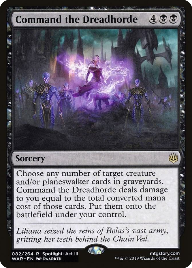 0082 Command the Dreadhorde R War of the Spark