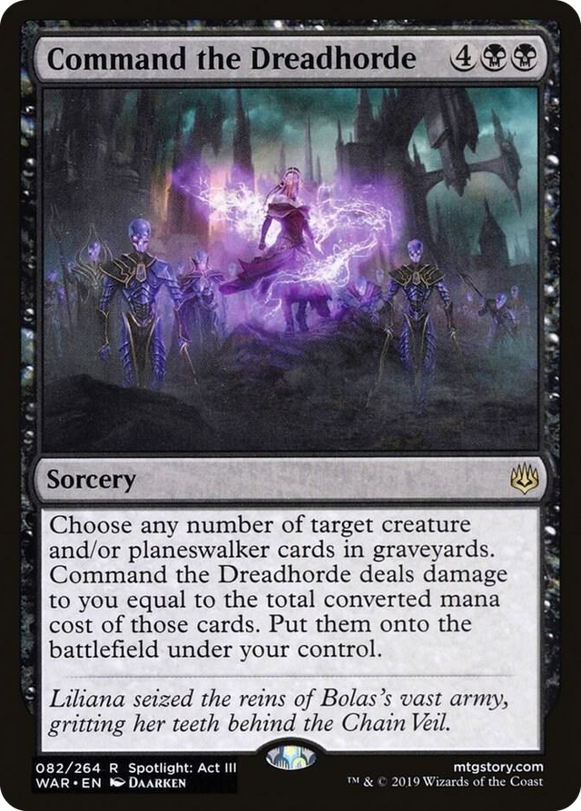 0082 Command the Dreadhorde R War of the Spark