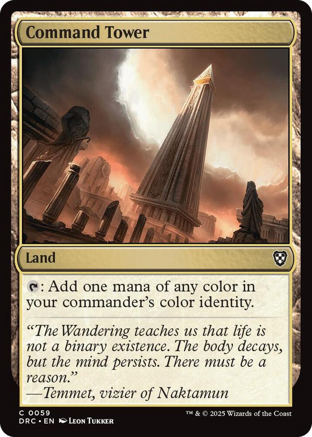0059 Command Tower (0059) C Commander: Aetherdrift