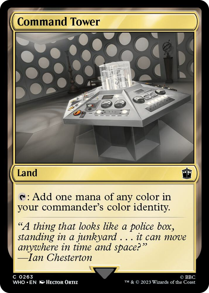0263 Command Tower (0263) C Universes Beyond: Doctor Who