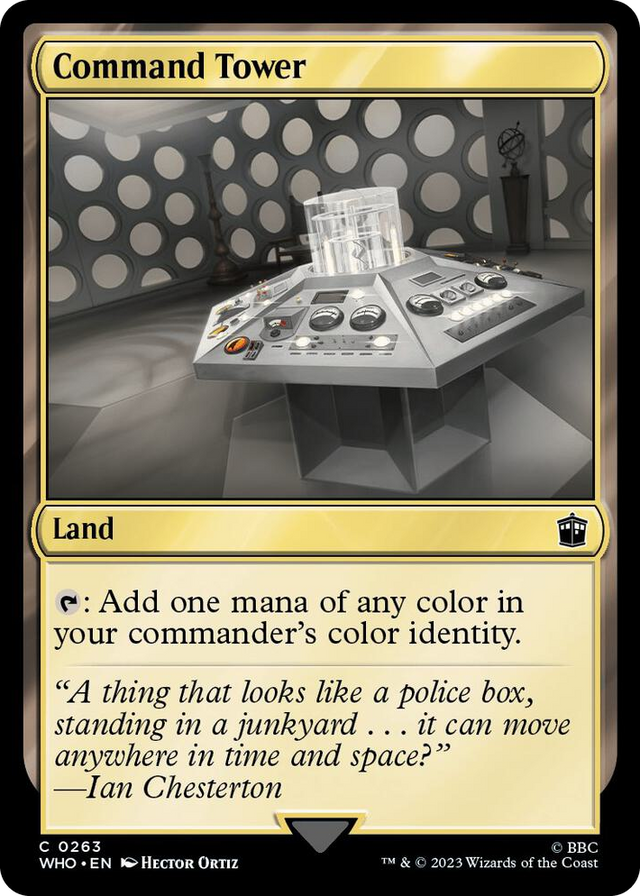 0263 Command Tower (0263) C Universes Beyond: Doctor Who