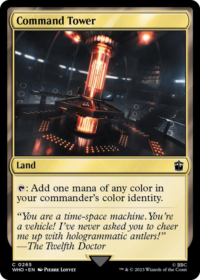Command Tower (0265) #265 C - Universes Beyond: Doctor Who Pokemon card