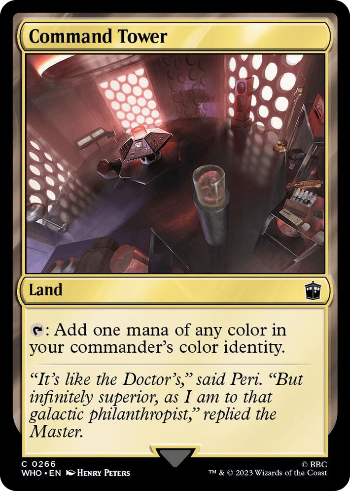 0266 Command Tower (0266) C Universes Beyond: Doctor Who