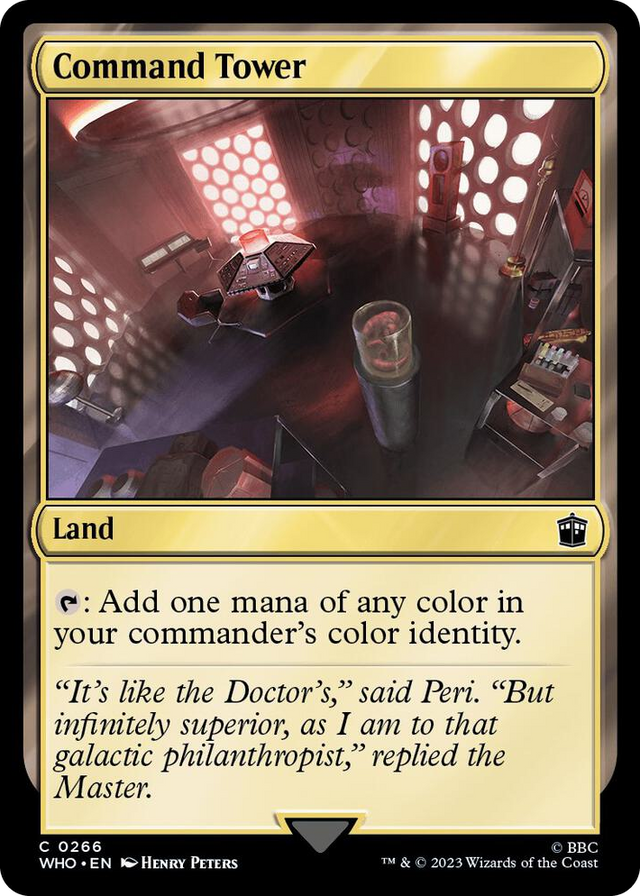 0266 Command Tower (0266) C Universes Beyond: Doctor Who
