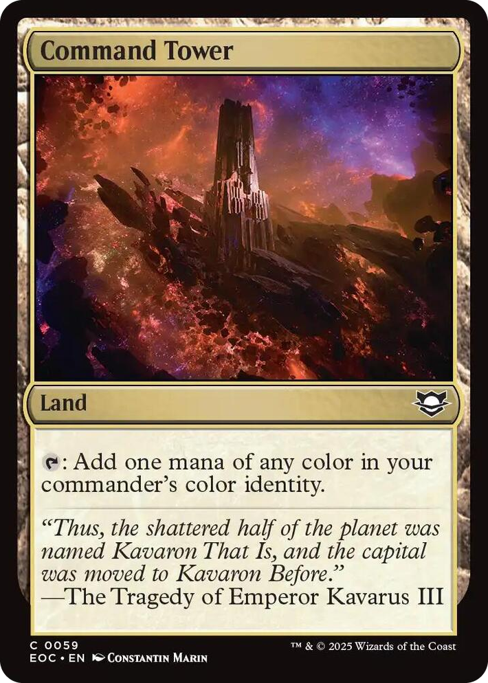 0059 Command Tower C Commander: Edge of Eternities