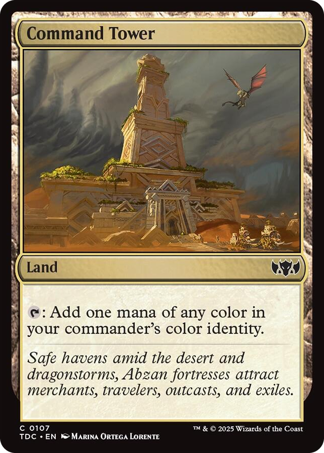 0107 Command Tower C Commander: Tarkir: Dragonstorm