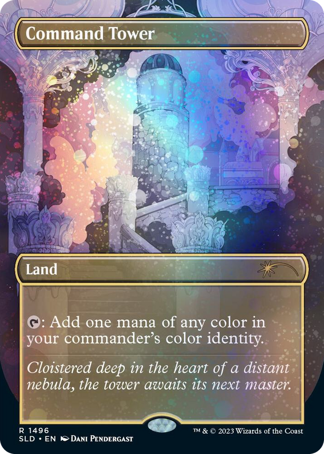 1496 Command Tower (1496) (Galaxy Foil) R Secret Lair Drop Series