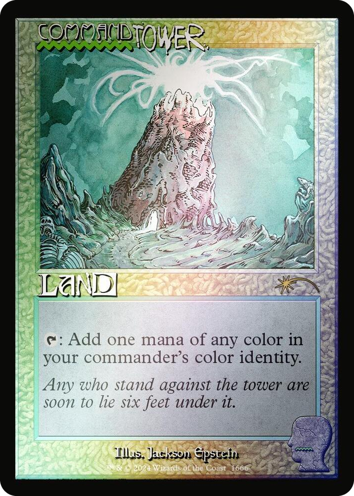 1666 Command Tower (1666) (Rainbow Foil) R Secret Lair Drop Series