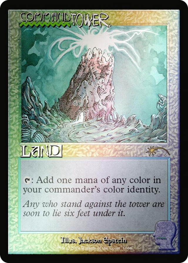 1666 Command Tower (1666) (Rainbow Foil) R Secret Lair Drop Series