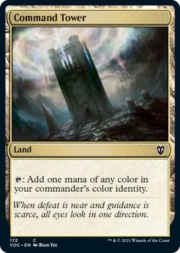 Command Tower #172 C - Commander: Innistrad: Crimson Vow Pokemon card