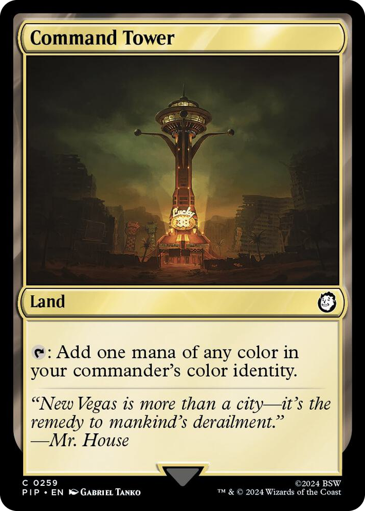 0259 Command Tower C Universes Beyond: Fallout