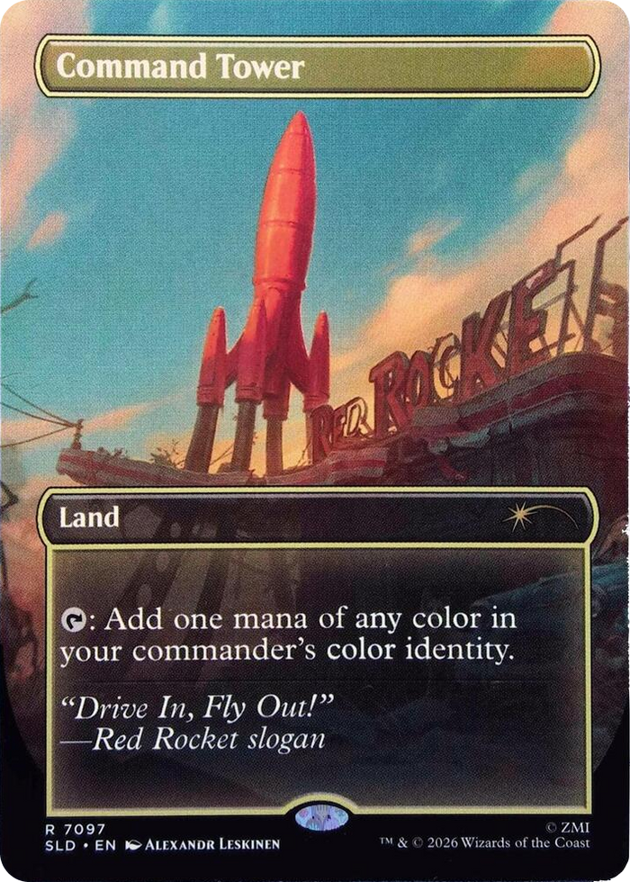 Command Tower (7097) #7097 R - Secret Lair Drop Series Pokemon card