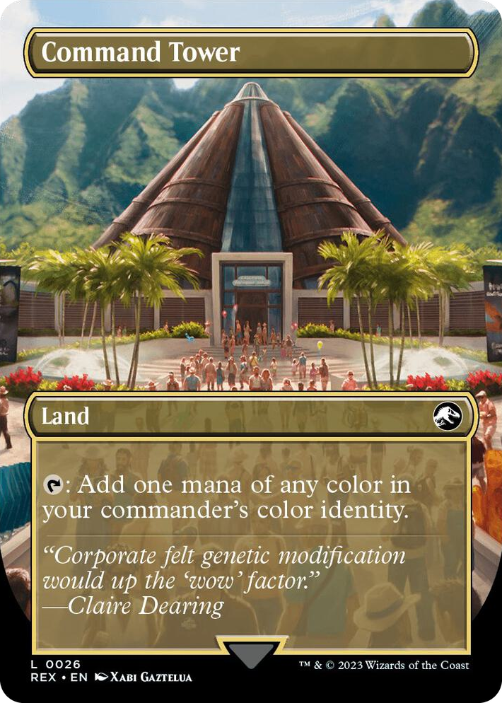 0026 Command Tower (Borderless) L Universes Beyond: Jurassic World Collection