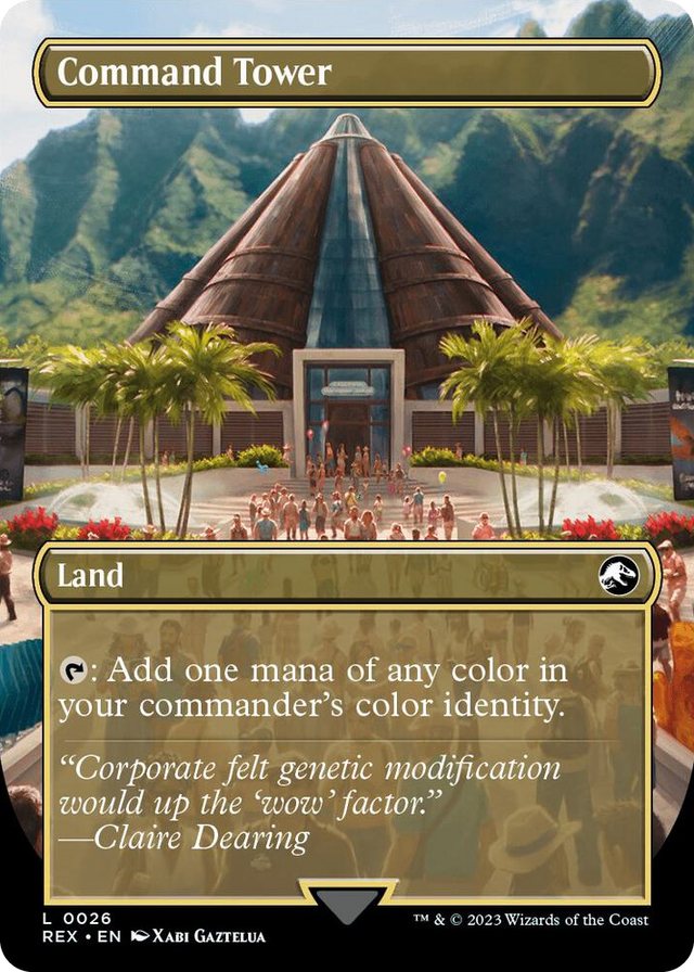 0026 Command Tower (Borderless) L Universes Beyond: Jurassic World Collection