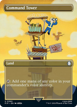 0360 Command Tower (Borderless) C Universes Beyond: Fallout