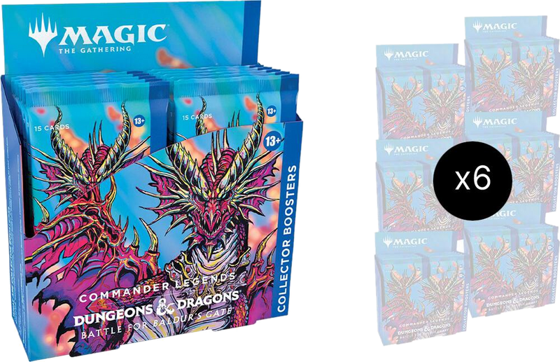 Commander Legends: Battle for Baldur's Gate - Collector Booster Display Case - Commander Legends: Battle for Baldur's Gate sealed product