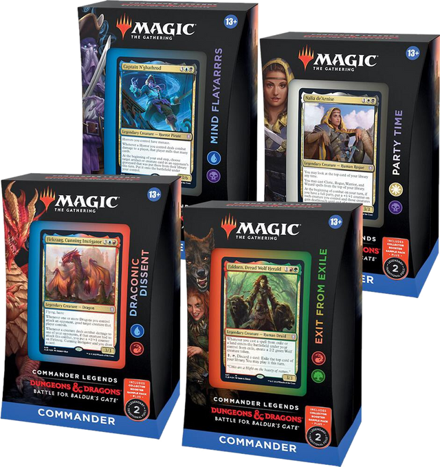 Commander Legends: Battle for Baldur's Gate - Commander Deck Display