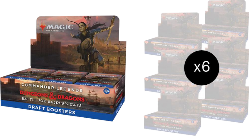 Commander Legends: Battle for Baldur's Gate - Draft Booster Box Case - Commander Legends: Battle for Baldur's Gate sealed product
