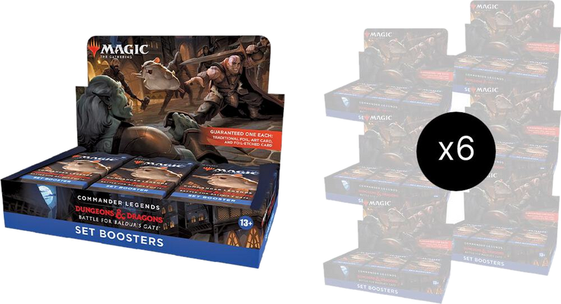 Commander Legends: Battle for Baldur's Gate - Set Booster Box Case - Commander Legends: Battle for Baldur's Gate sealed product