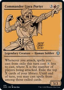 0418 Commander Liara Portyr (Showcase) U Commander Legends: Battle for Baldur's Gate