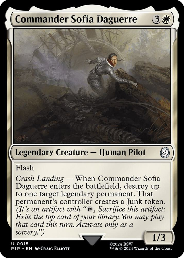 0015 Commander Sofia Daguerre U Universes Beyond: Fallout